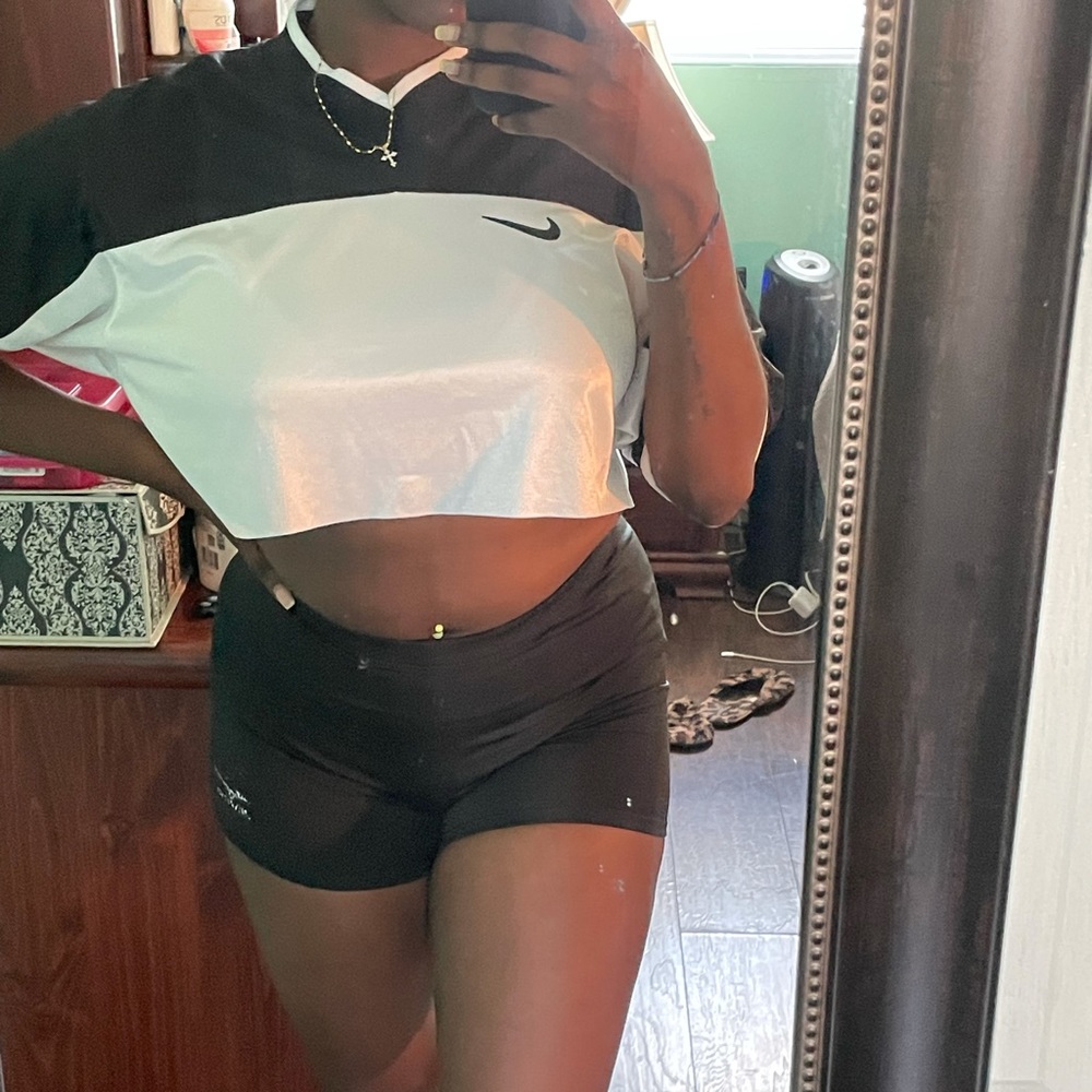Vintage reworked Nike crop jersey